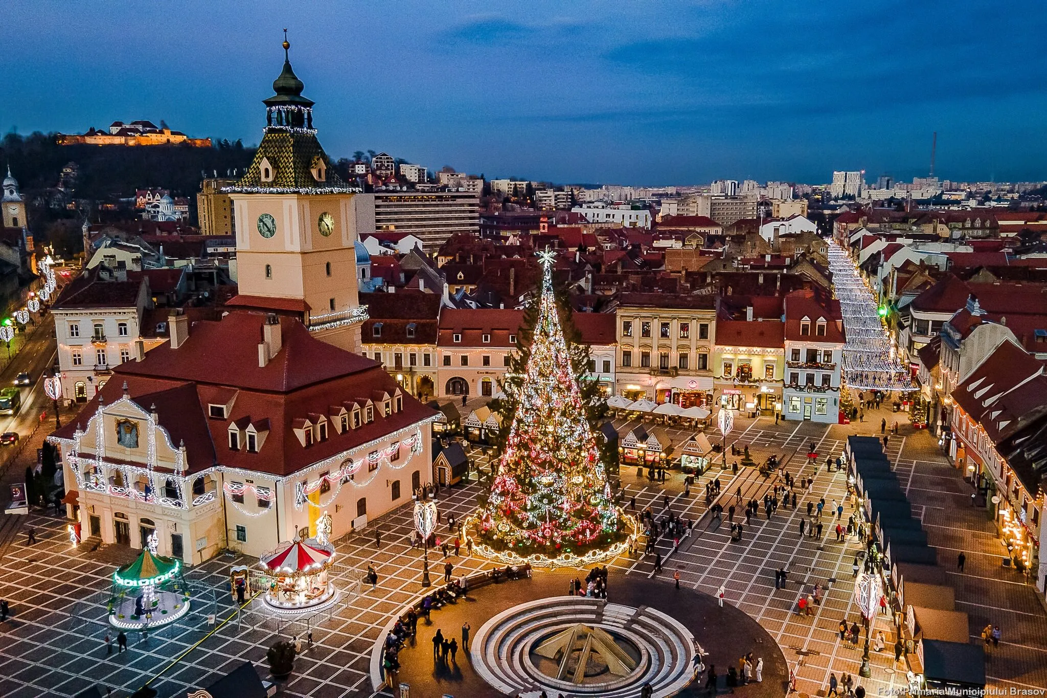 Brashov Romania Christmas market