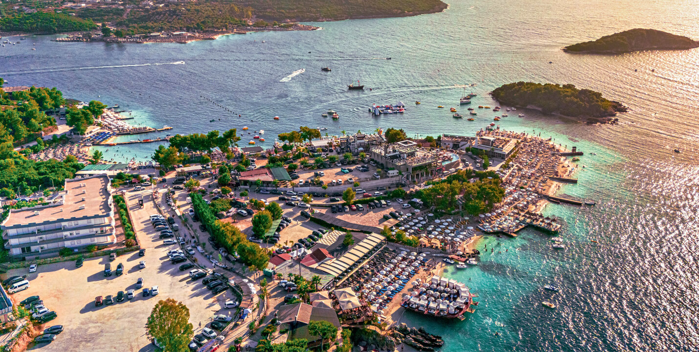 Ksamil resort in Albania