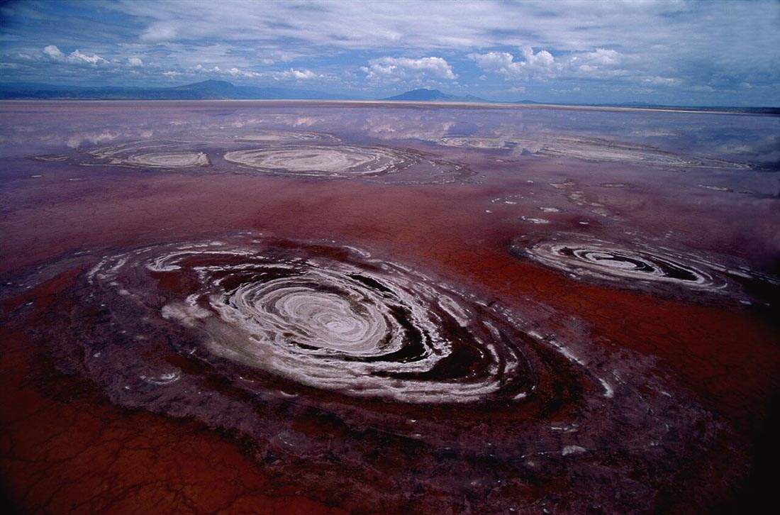 View to Lake Natron During the Dry Season