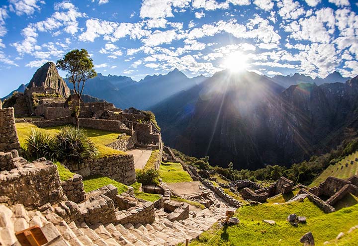 machu piccu at sunrise